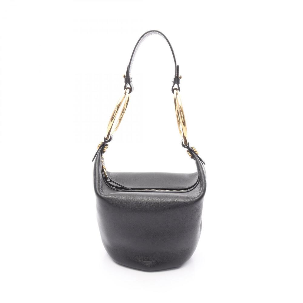 Chloe Bracelet Shoulder Bag Black Leather